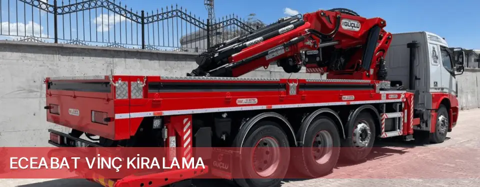 Eceabat İlçemi Vinç Kiralama